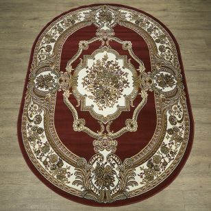 Ковер Лайла де Люкс 15418_10362 Овал 0,6х1,0