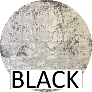 Ковер AMINA (NP208_GREY/BLACK) 0,8х0,8 Круг