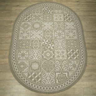 Ковер Флурлюкс (Сизаль) 51319 50522 Овал 1 2