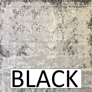 Ковер AMINA (NP208_GREY/BLACK) 0,8х0,8 Квадрат