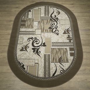 Ковер Лайла де Люкс (15839_10834) Овал 0,6х1,0