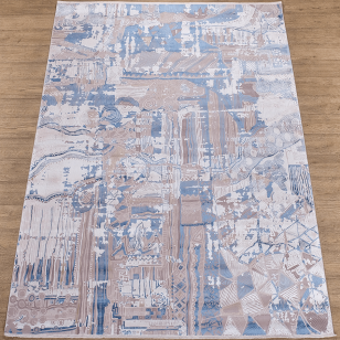 Ковер "Elexus Olimpos" (AS665_BLUE) Прямой 2,0х3,0