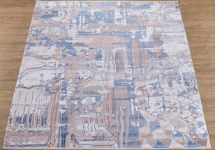 Ковер "Elexus Olimpos" (AS665_BLUE) Прямой 2,4х2,4