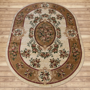 Ковер Акварель (20611_22126) Овал 1,0х2,0