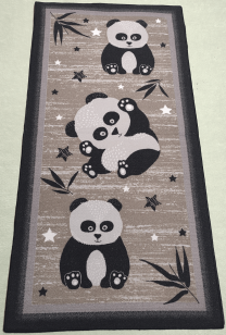 Детские коврики Принт   ПА 1 1,5  ПАНДА 90 13 1Y  1 сорт