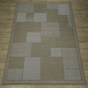 Ковер "Декора (Сизаль)" (52301_50511) Квадрат 1,0х1,0