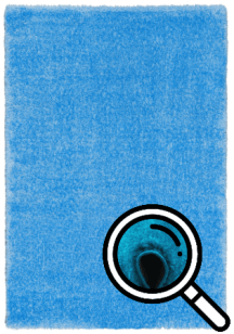 Ковер Паффи 1 P001A TURQUASE