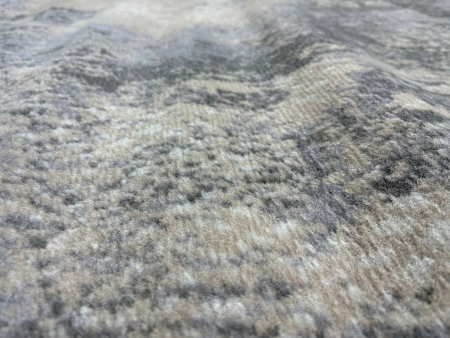 ковер flora f609a beyaz/gray