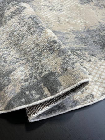 ковер flora f609a beyaz/gray