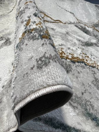 ковер aura t320a beyaz/l.green