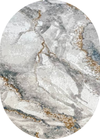 ковер aura t320a beyaz/l.green