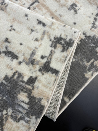 ковер flora l153a beyaz/gray