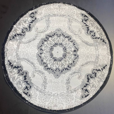 ковер amina z1039 grey/black