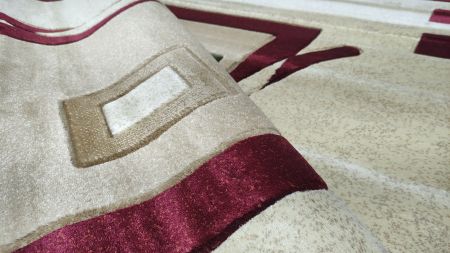 ковер imperial carving 1347 cream / red