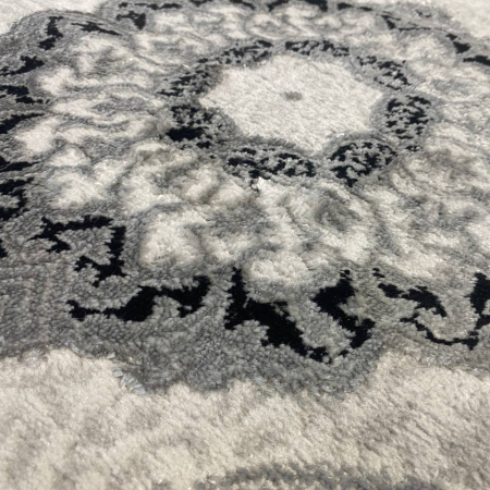 ковер amina z1039 grey/black