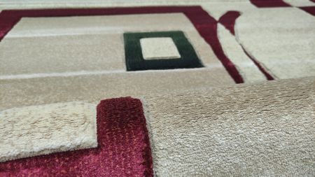 ковер imperial carving 1347 cream / red